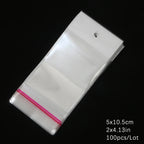 Self-Sealing Cellophane Bags – Transparent Adhesive Packaging for Gifts and Treats