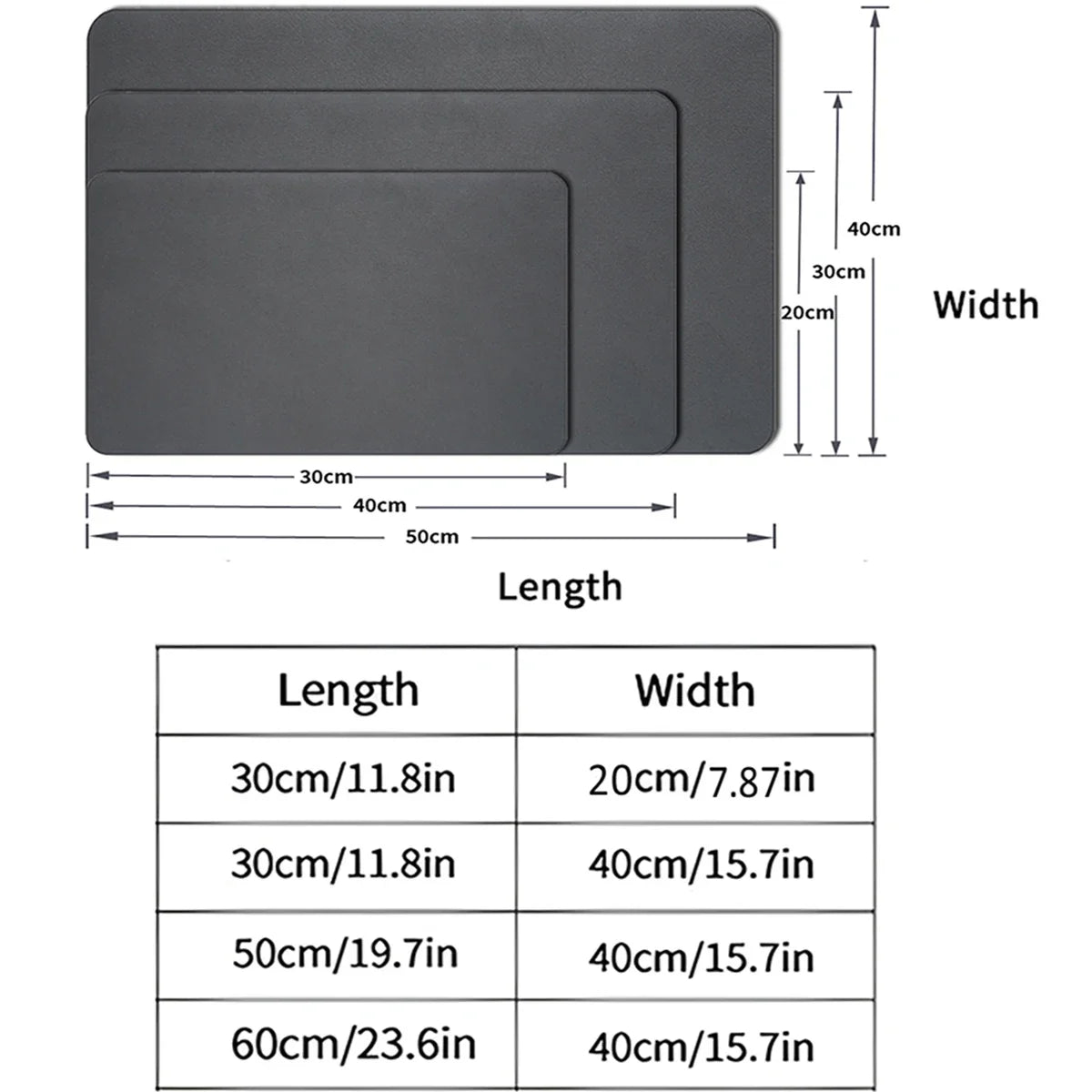 Absorbent Kitchen Drying Mat – Large Antiskid Pad for Tableware and Bathroom
