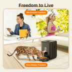 Automatic Pet Feeder – Timed Food Dispenser for Cats and Dogs