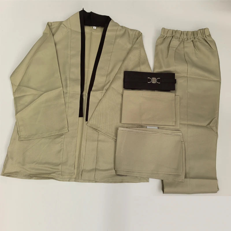 Jedi Knight Robe – Hooded Men's Tunic for Halloween Cosplay Costume