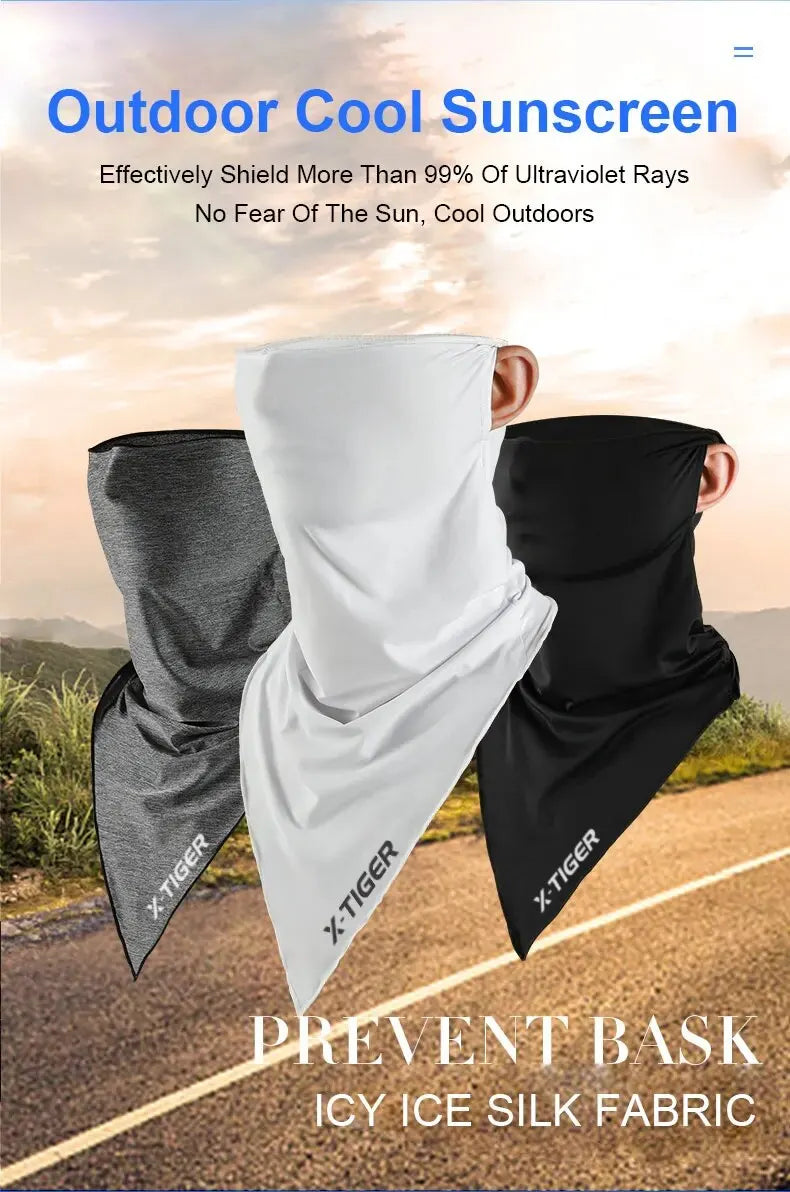 Ice Fabric Face Mask – UV Protection Bandana for Cycling and Outdoor Sports