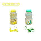 Milk Carton Water Bottle – 480ml Kawaii Plastic Cup for Kids and Adults