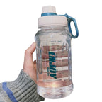 Large Capacity Water Bottle – Solid Color Tumbler for Outdoor Fitness