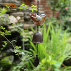 Ceramic Bird Figurines – Porcelain Magpie Sparrow Set for Home Decor