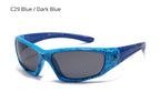 Polarized Spider Web Kids Sunglasses – UV400 Outdoor Sport Shades for 3-9y