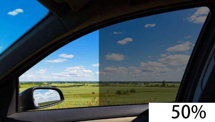 Self-Adhesive Window Tint Film – Black UV Privacy Protector for Auto and Home