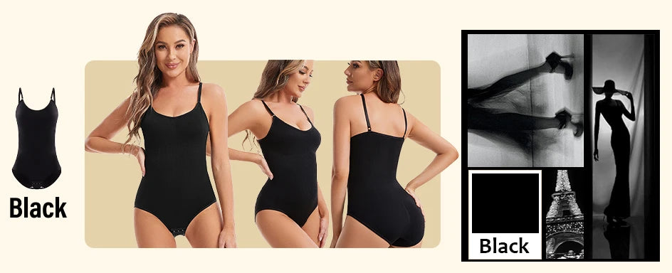 Seamless Body Shaper Bodysuit – Slimming Butt Lifter for Women
