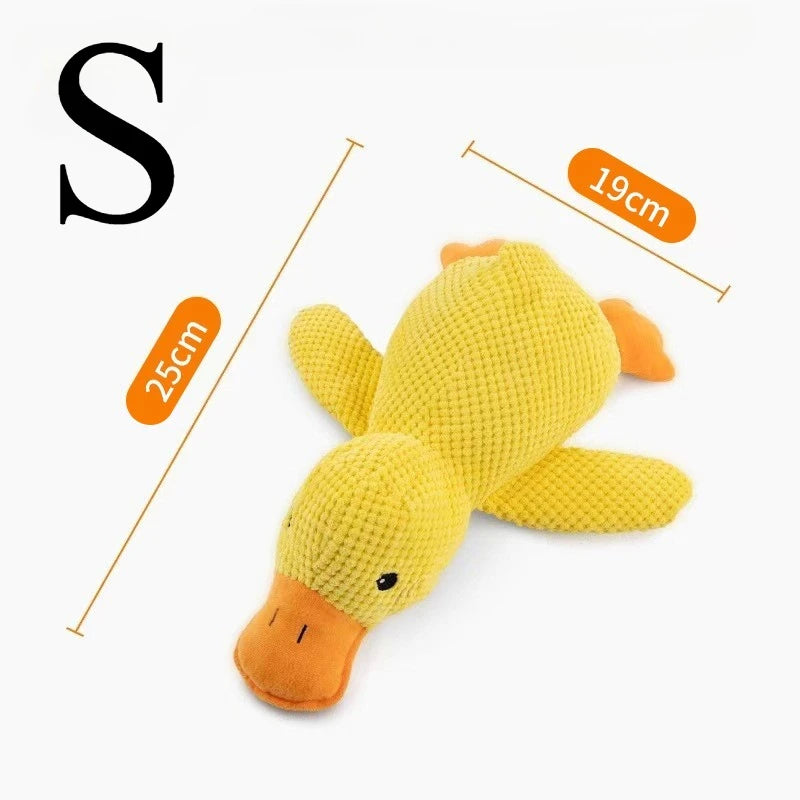 Plush Sleeping Duck Dog Toy – Bite Resistant Teeth Grinding for All Breeds