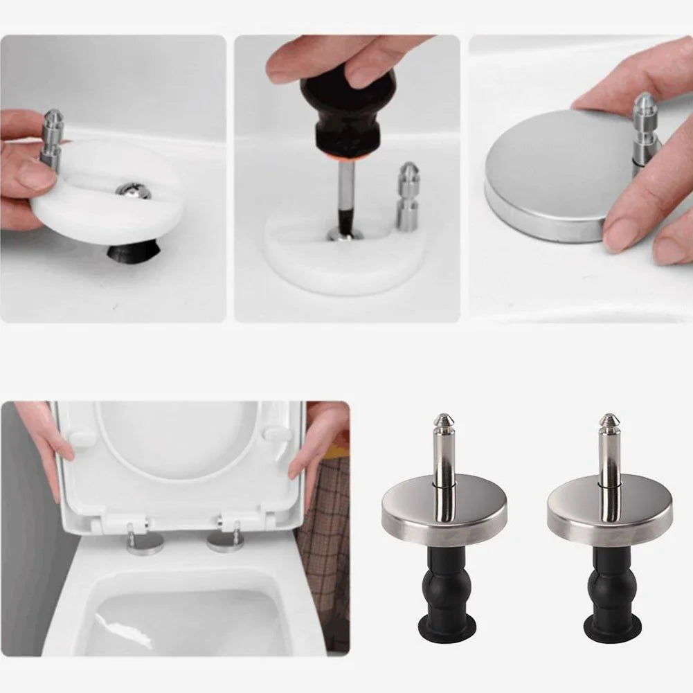 Toilet Seat Hinge Replacements – Quick Fit Hardware for Bathroom Maintenance