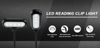 Mini LED Book Clip Light – Battery Powered Eye Protection for Night Reading