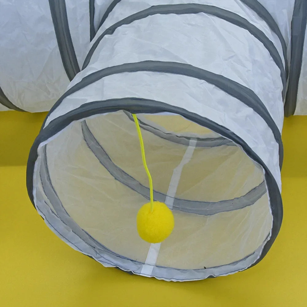 Foldable Pet Tunnel – Interactive Cat Toy for Indoor Training and Play