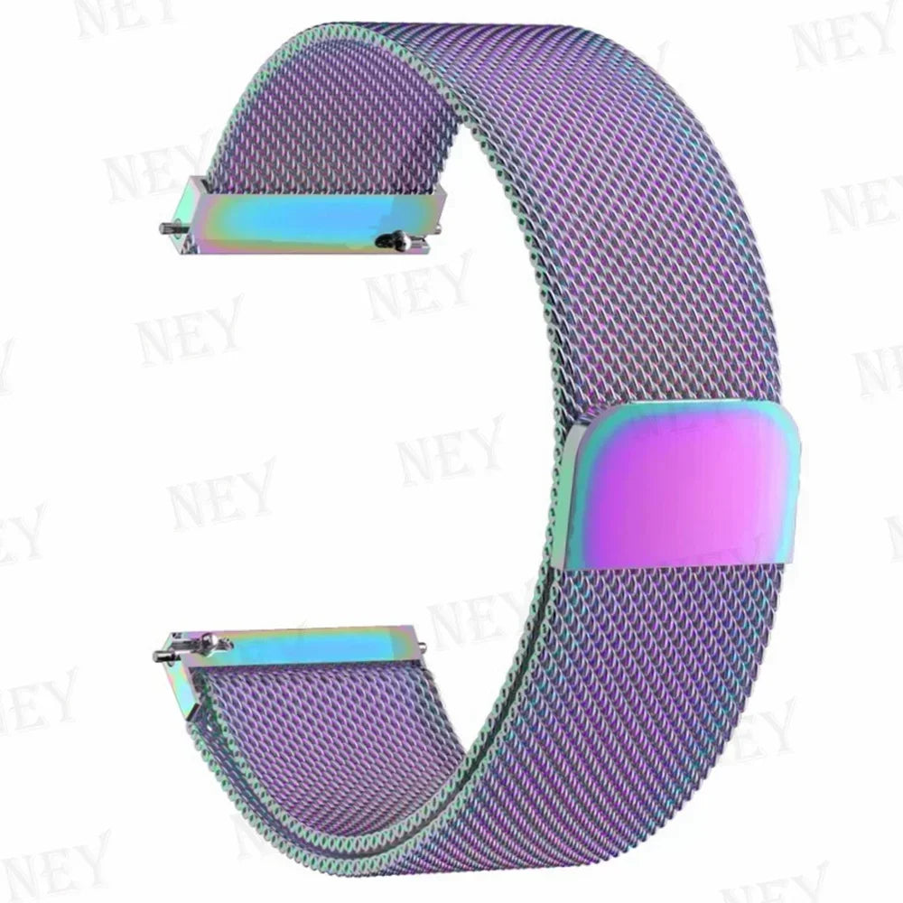Milanese Stainless Steel Watch Band – Magnetic Mesh Loop for Xiaomi Redmi