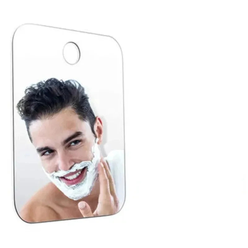 Acrylic Hand Mirror – Portable Travel Accessory for Makeup and Shaving