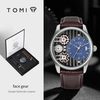 Quartz Men's Wristwatch – Luxury Minimalist Business Gift for Anniversaries