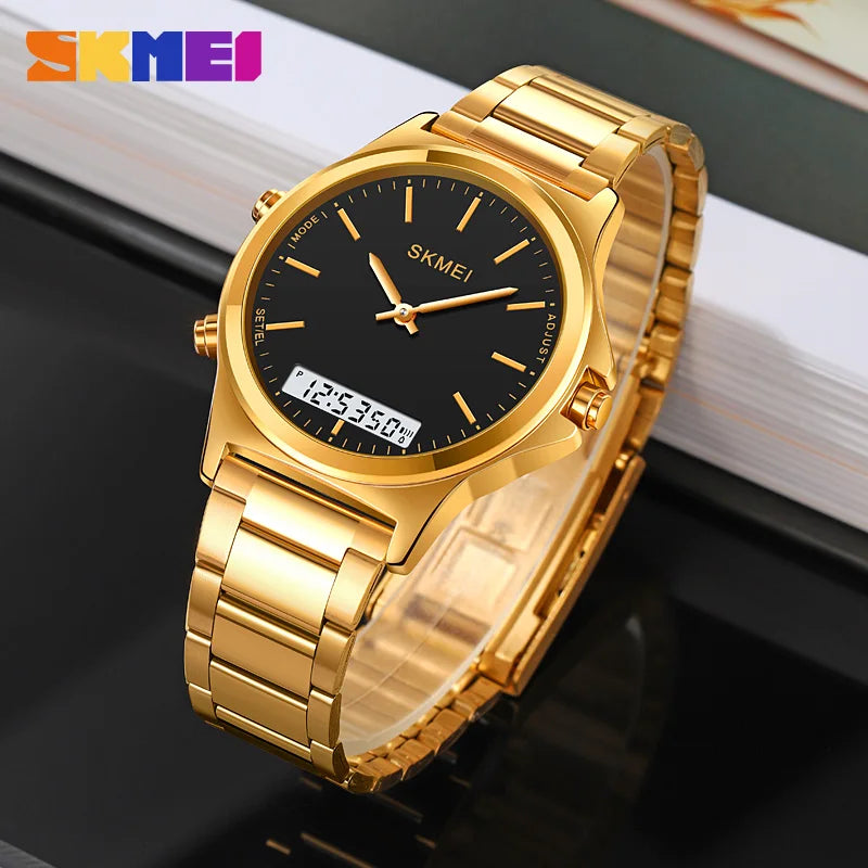 Digital Sport Watch – Waterproof Triple Time Display for Men