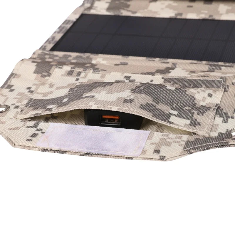 Foldable Solar Panel – 100W Portable USB Charger for Outdoor Camping