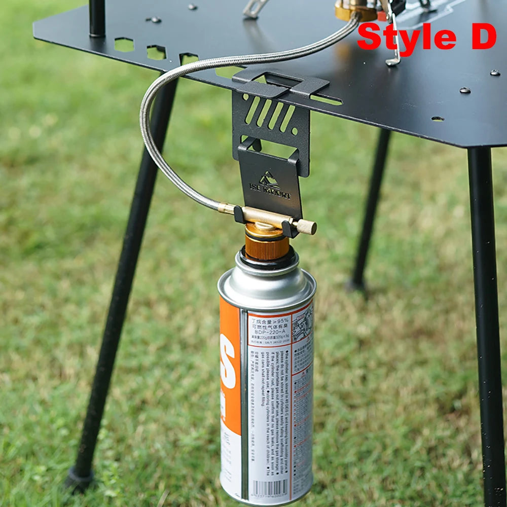 Stainless Steel Gas Tank Hook – Camping Table Hanger for Outdoor Stoves