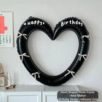 Heart Photo Frame Balloon – Decorative Prop for Birthday Parties and Weddings