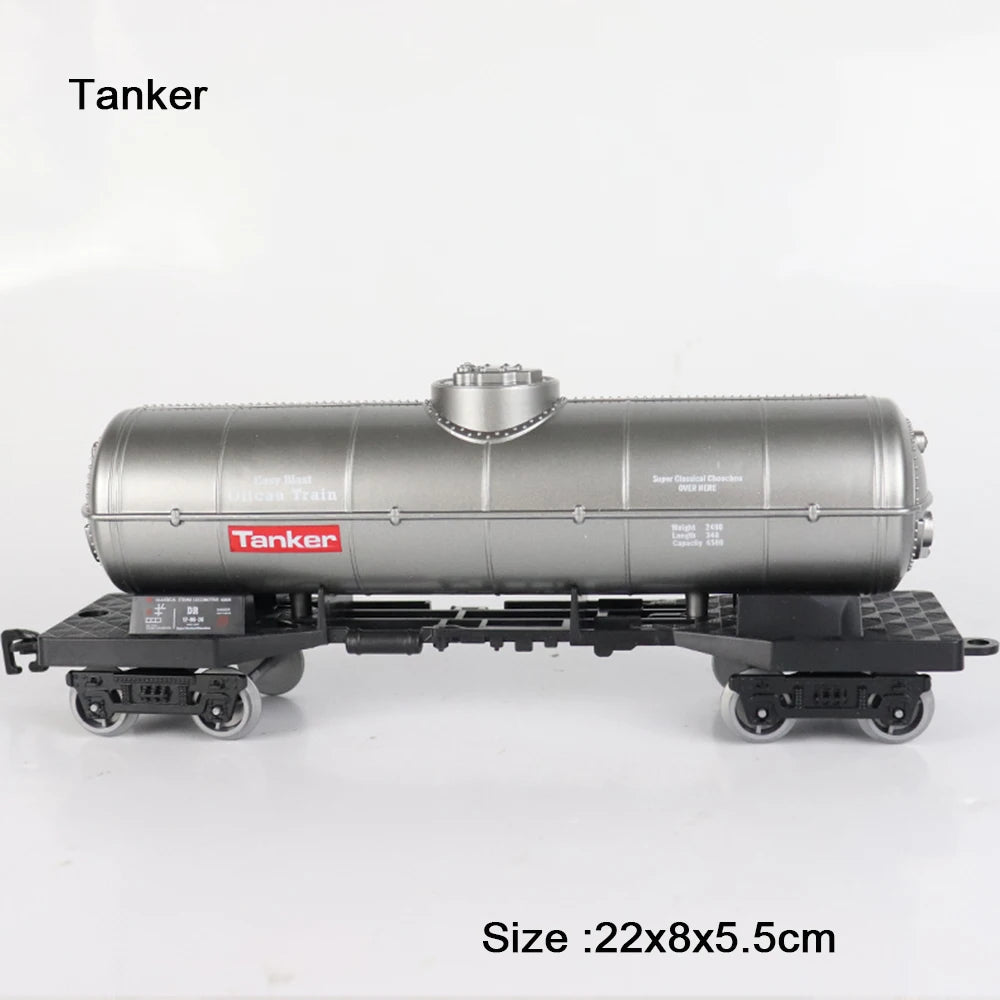 RC Train Cargo Carriage – 4cm Width Model Wagon for DIY Railway Sets