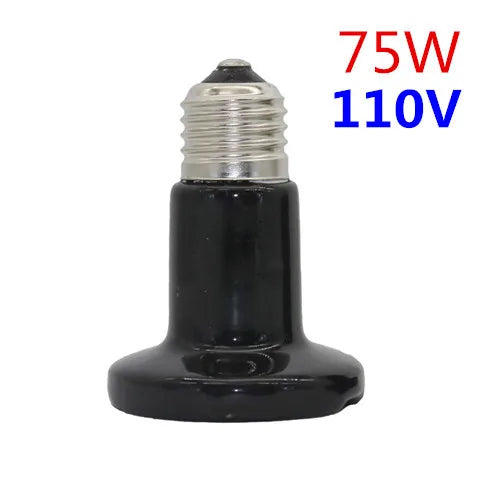 Infrared Ceramic Heat Bulb – E27 Mini Emitter for Reptile Pet Brooder Lamp
