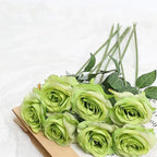 Artificial Silk Rose – Realistic Floral Decor for Weddings and Home Gifts