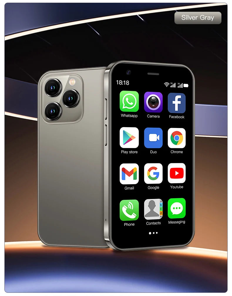 Mini Smartphone – 3.0 Inch Display with Facial Recognition for Android