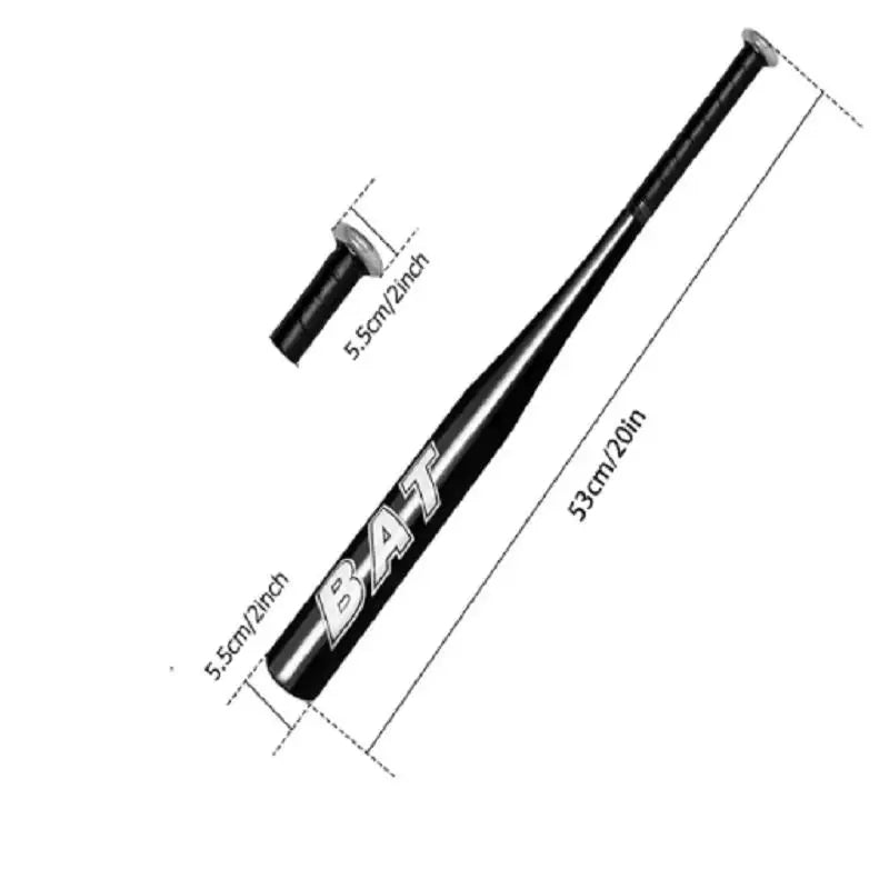 Aluminum Baseball Bat – 20-inch Metal Sport Equipment for Outdoor Training