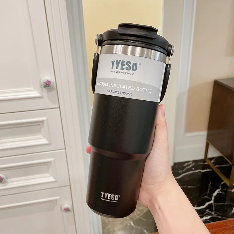 Stainless Steel Insulated Tumbler – 900ml Double-Wall Cup for Travel and Office