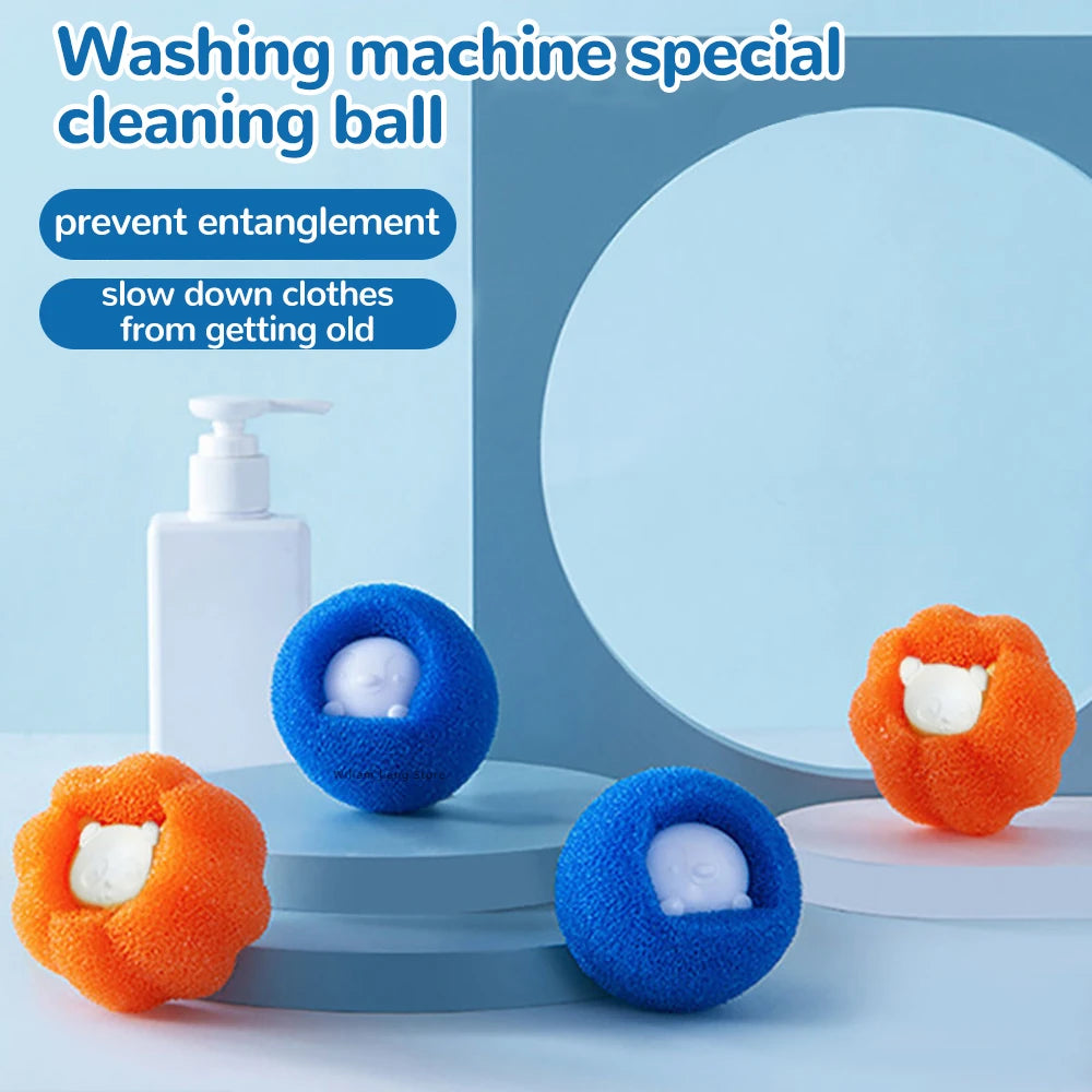 Reusable Laundry Balls – Lint and Pet Hair Remover for Washing Machine Cleaning