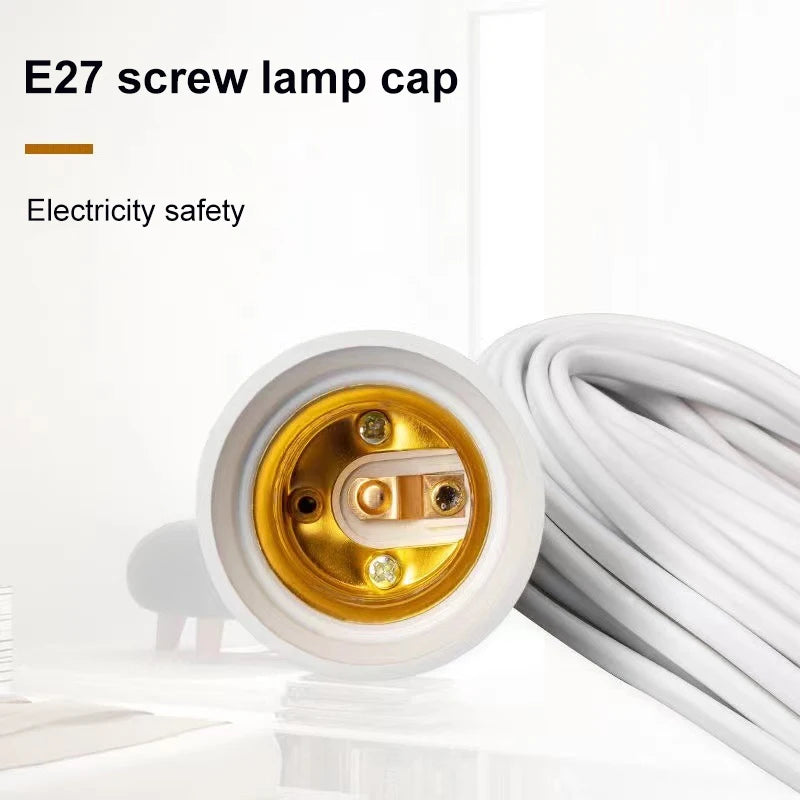 E27 Pendant Light Cord – Adjustable Hanging Socket for DIY Lighting Fixtures
