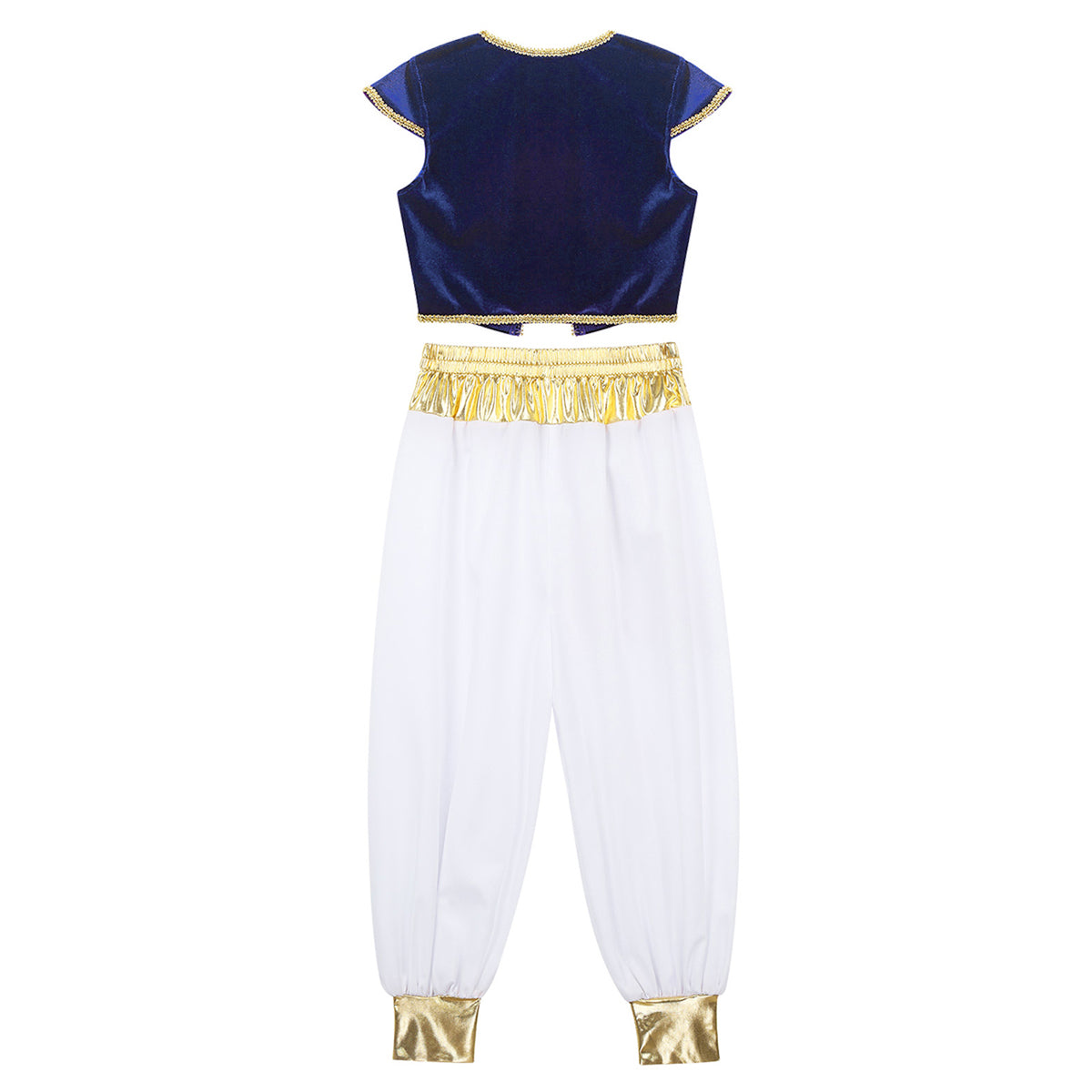 Boys Arabian Prince Costume – Vest and Pant Set for Halloween Cosplay