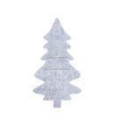 Christmas Tree Cutlery Holders – Festive Felt Tableware Decor for Holiday Dining