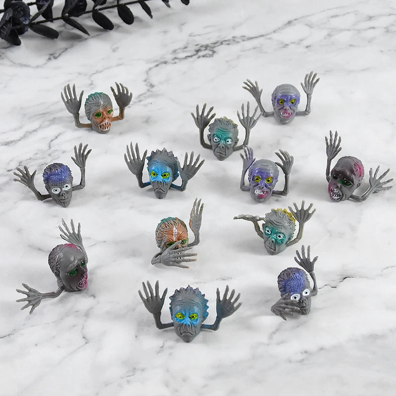 Mini Monster Finger Puppets – Spooky Ghost Zombie Toys for Kids Parties