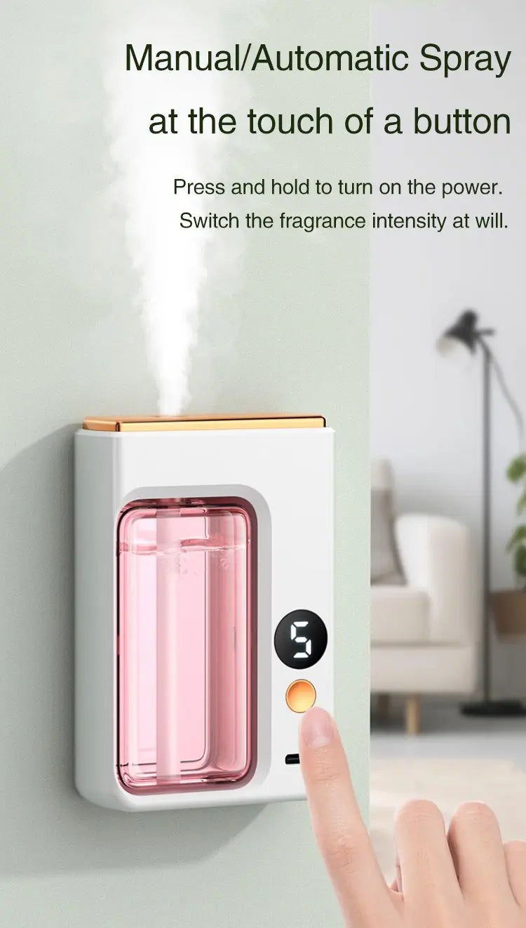 Automatic Essential Oil Diffuser – Car Aromatherapy Air Freshener for Home
