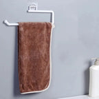 Wall-Mounted Paper Towel Rack – Adhesive Holder for Kitchen and Bathroom