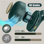 Portable Bladeless Waist Fan – 3-Speed Silent Cooling for Outdoor Work
