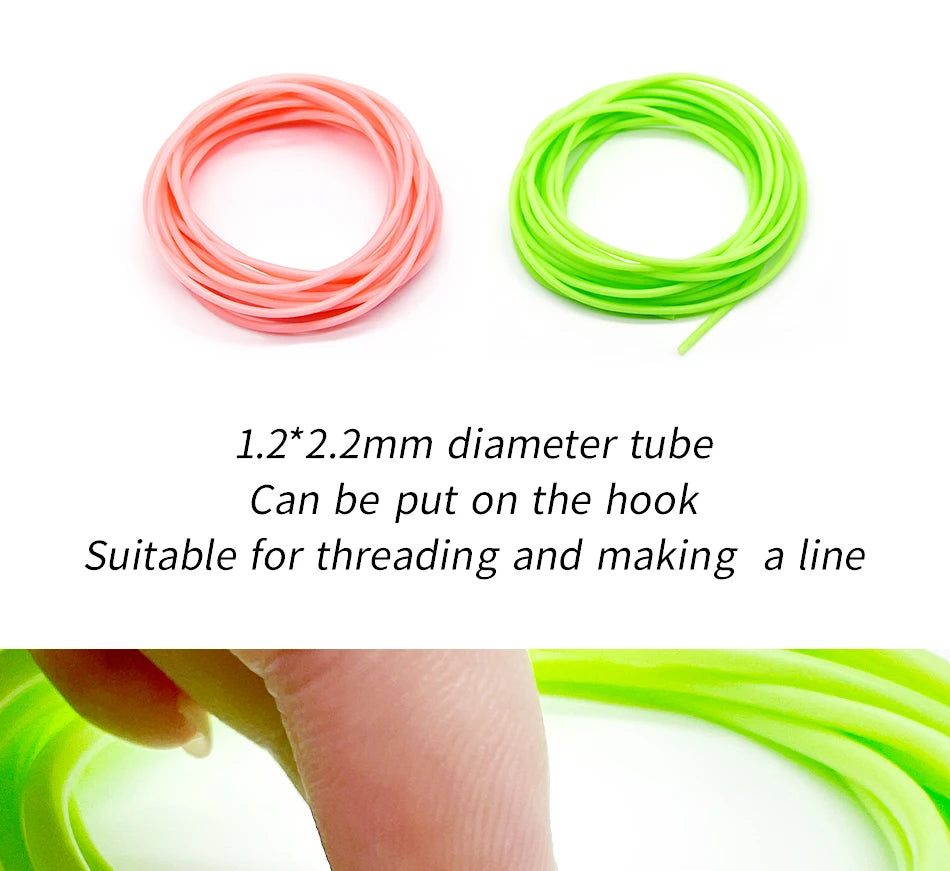 Luminous Silicone Fishing Tubing – Glow Rig Making Accessories for Anglers