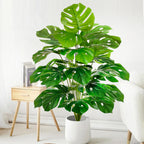 Artificial Monstera Plant – 104cm Plastic Palm Tree for Home Office Decor