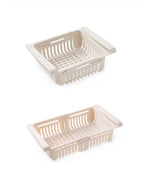 Retractable Refrigerator Storage Basket – Adjustable Kitchen Drawer for Organization