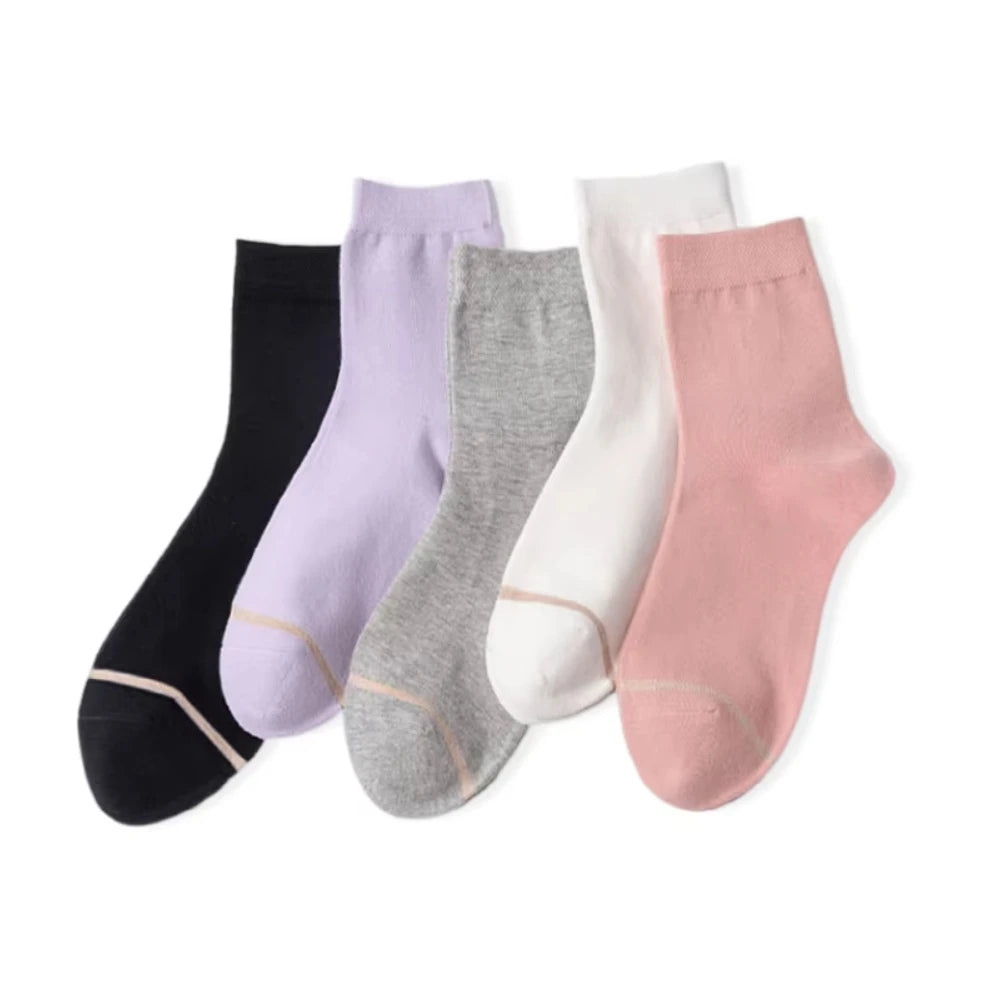 Cute Cartoon Cat Crew Socks – Decorative Kitten Ankle Hosiery for Women