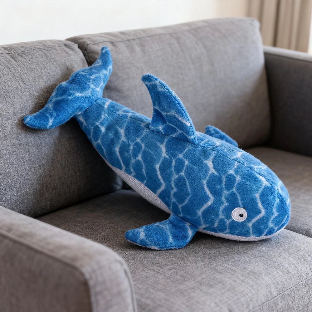 Squeaky Whale Plush Toy – Bite-Resistant Chewing Companion for Dogs and Cats