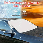 Universal Windshield Snow Cover – Waterproof Frost Protection for Winter Outdoors