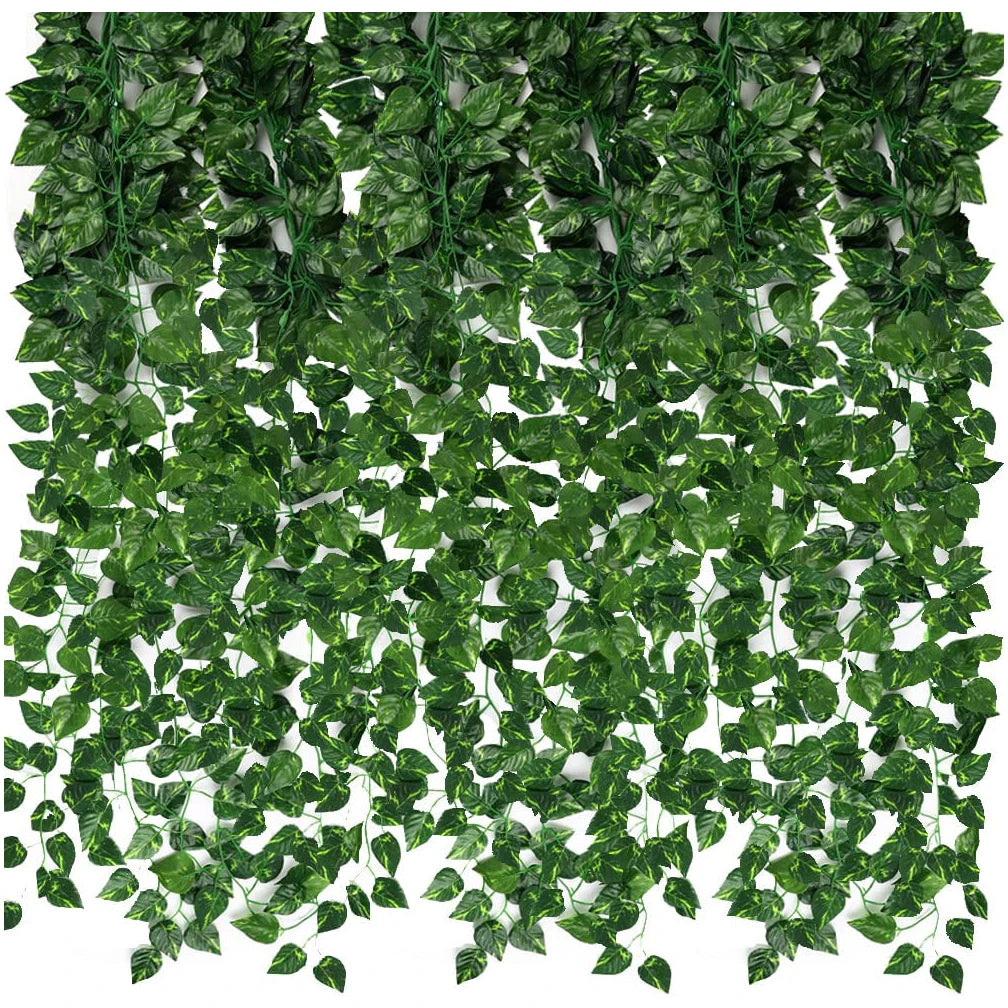 Artificial Ivy Leaf Garland – Realistic Greenery for Wedding Home Decor