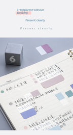Transparent Sticky Note Index Tabs – Arrow Flags for Planner Page Markers