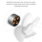 Portable USB Rechargeable Handheld Fan – Compact Desk Cooler for Travel Office