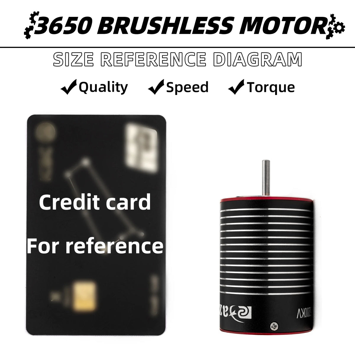 3650 Brushless Motor – Performance Upgrade for 1/10 Scale RC Crawler Trucks