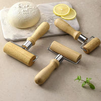 Wooden Pizza Dough Roller – Non-Stick Rolling Pin for Household Baking