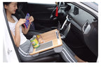 Portable Wooden Laptop Bed Desk – 15 Inch Lap Tray with Cushion for Study