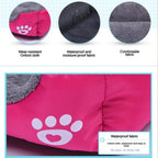 Soft Square Dog Bed – Warm Washable Cushion for Medium to Large Dogs