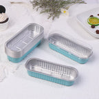 Aluminum Foil Mini Loaf Pans – 6.8oz Rectangular Containers for Home Baking